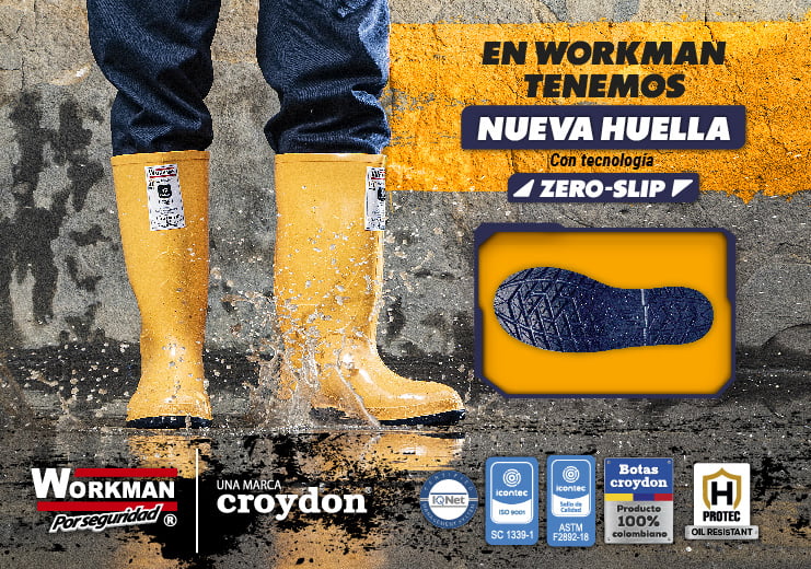 ¿Zapatos antideslizantes?: Nueva huella antideslizante Zero-Slip