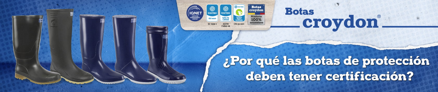 ¿Por qué las botas de protección deben tener certificación?