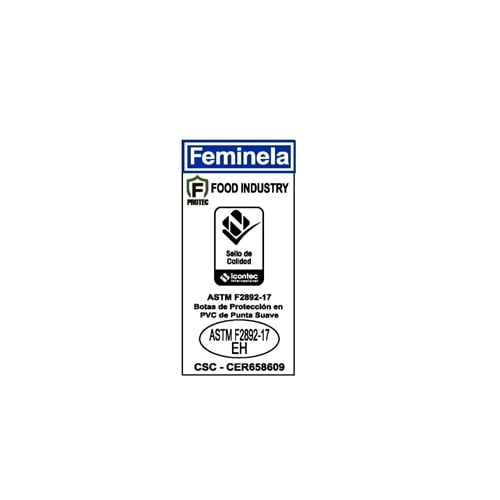 BOTA FEMINELA FOOD INDUSTRY BLANCA - Imagen 2