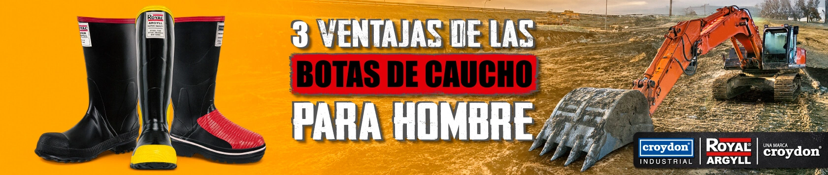 Botas de caucho para hombre
