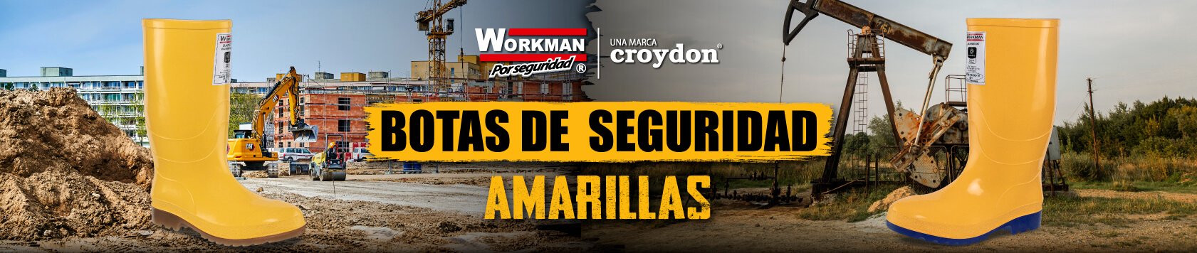 Botas amarillas hombre Botas amarillas hombre