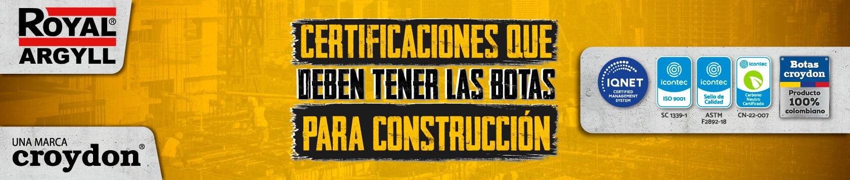Botas para construcción