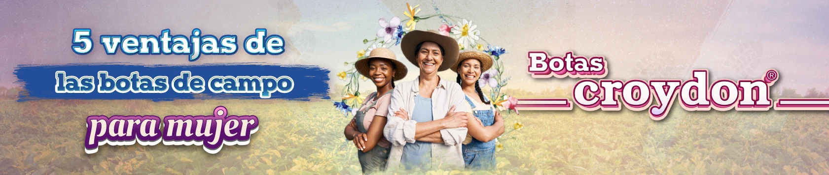 Botas de campo para mujer