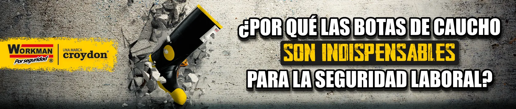 ¿Por qué las botas de caucho son indispensables para la seguridad laboral