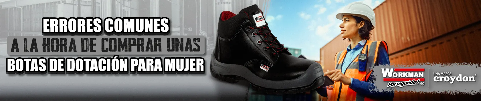 Errores comunes a la hora de comprar botas de dotación para mujer