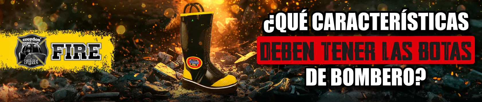 ¿Qué características deben tener las botas de bomberos?
