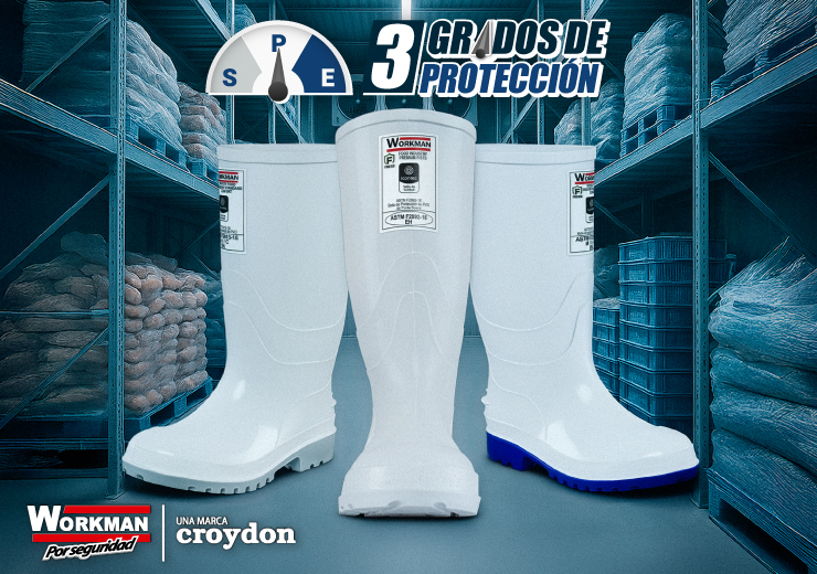 botas de seguridad para la industria alimentaria